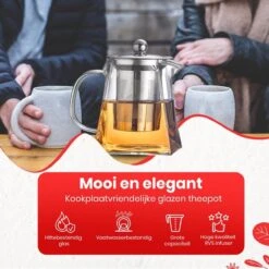 Procidi® Glazen Theepot Met Filter - Theekan Met Infuser - Dubbelwandig Borosilicaat Glas - Thee Thermoskan - Koffiekan 950 ML - Teapot 18 Procidi® Glazen Theepot Met Filter - Theekan Met Infuser - Dubbelwandig Borosilicaat Glas - Thee Thermoskan - Koffiekan 950 ML - Teapot -Keukenproducten Winkel 1200x1200 1352