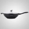 Royalty Line Marble Coating Wokpan - Met Glazen Deksel - Zwart - 32 Cm -Keukenproducten Winkel 1200x1200 136