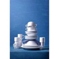 Bord Smalle Rand Mammoet Budgetline 16 Cm Wit 6 Stuk(s) -Keukenproducten Winkel 1200x1200 1381