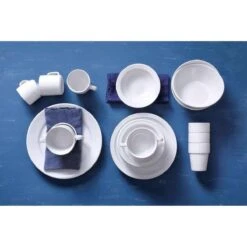 Bord Smalle Rand Mammoet Budgetline 16 Cm Wit 6 Stuk(s) -Keukenproducten Winkel 1200x1200 1382