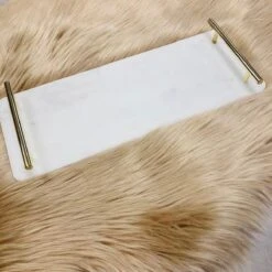 Cosy&Trendy Marmeren Dienblad Met Gouden Handvaten - 40 X 14 Cm -Keukenproducten Winkel 1200x1200 1445