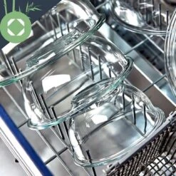 Klarstein Glazen Serveerschaal Met Bamboe Deksel - Afwasmachinebestendig - Veelzijdig Inzetbaar -Keukenproducten Winkel 1200x1200 1447