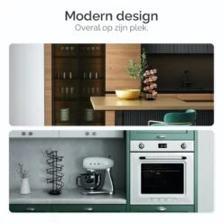 Goliving Eierrek - Eierhouder - Eiermand - Eieren Bewaren - Draaibaar - Ruimtebesparend - RVS - Zwart -Keukenproducten Winkel 1200x1200 1459