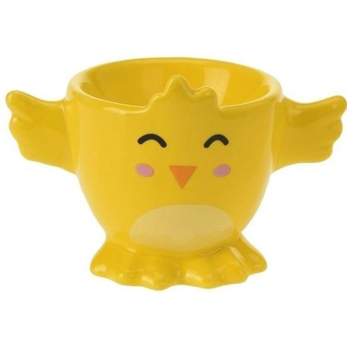 Merkloos 4x Witte Paashaas En Gele Kuiken Eierdopjes 7 Cm - Paasdecoratie/Paasontbijt 4 Merkloos 4x Witte Paashaas En Gele Kuiken Eierdopjes 7 Cm - Paasdecoratie/Paasontbijt - Afbeelding 2