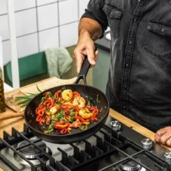 KitchenAid Classic Forged Aluminium Wok ø28cm - Zwart - Inductie - Anti-aanbak -Keukenproducten Winkel 1200x1200 153