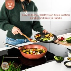 Westinghouse Performance Series - Koekenpan Inductie 28cm - Oven Geschikt - Rood - Geschikt Voor Alle Warmtebronnen -Keukenproducten Winkel 1200x1200 168