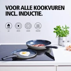 BRABANTIA INDU+ Pannenkoekenpan - Keramische Antiaanbaklaag - Ø 24 Cm - Inductie - Pfas Vrij -Keukenproducten Winkel 1200x1200 178