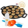 CuisiNoon® Poffertjespan Premium - Complete Poffertjesmaker Set - Inclusief Bakboek -Keukenproducten Winkel 1200x1200 237