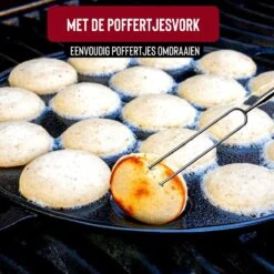 Rednas Poffertjespan Pakket - Incl. Luxe Giftbox - Incl.Bakkwast/Vork/Doseerfles - RVS/Gietijzer -Keukenproducten Winkel 1200x1200 246