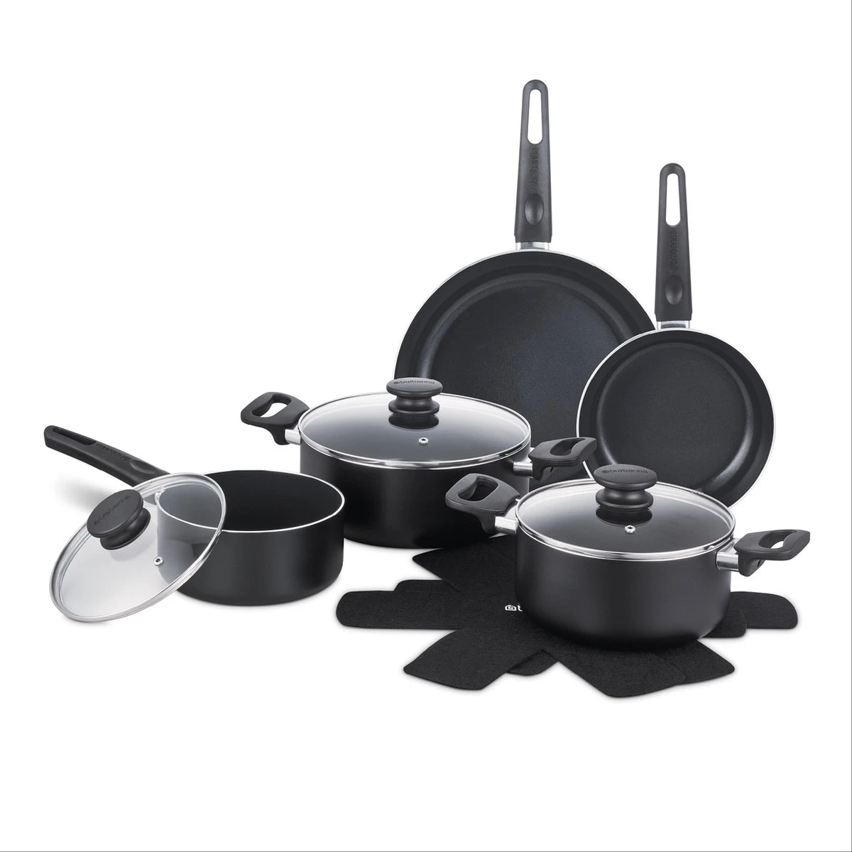 Brabantia Cooking Pleasure Set - 5 Delig - Inductie - Keramische Anti Aanbaklaag - Pfas Vrij 3 Brabantia Cooking Pleasure Set - 5 Delig - Inductie - Keramische Anti Aanbaklaag - Pfas Vrij