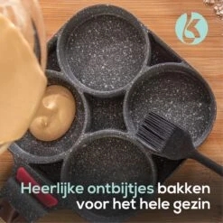 Culistar Pannenkoekenpan Inductie - Pancake Pan - Omeletpan - Omeletmaker - Eierpan - Inclusief Receptenboekje -Keukenproducten Winkel 1200x1200 306