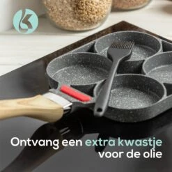 Culistar Pannenkoekenpan Inductie - Pancake Pan - Omeletpan - Omeletmaker - Eierpan - Inclusief Receptenboekje -Keukenproducten Winkel 1200x1200 307