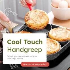 Merkloos Pancake Pan - Omeletpan - Eierpan - Anti Aanbaklaag - PFAS Vrij - Pancake Maker - Geschikt Voor Alle Warmtebronnen - Inductie Pannen -Keukenproducten Winkel 1200x1200 333