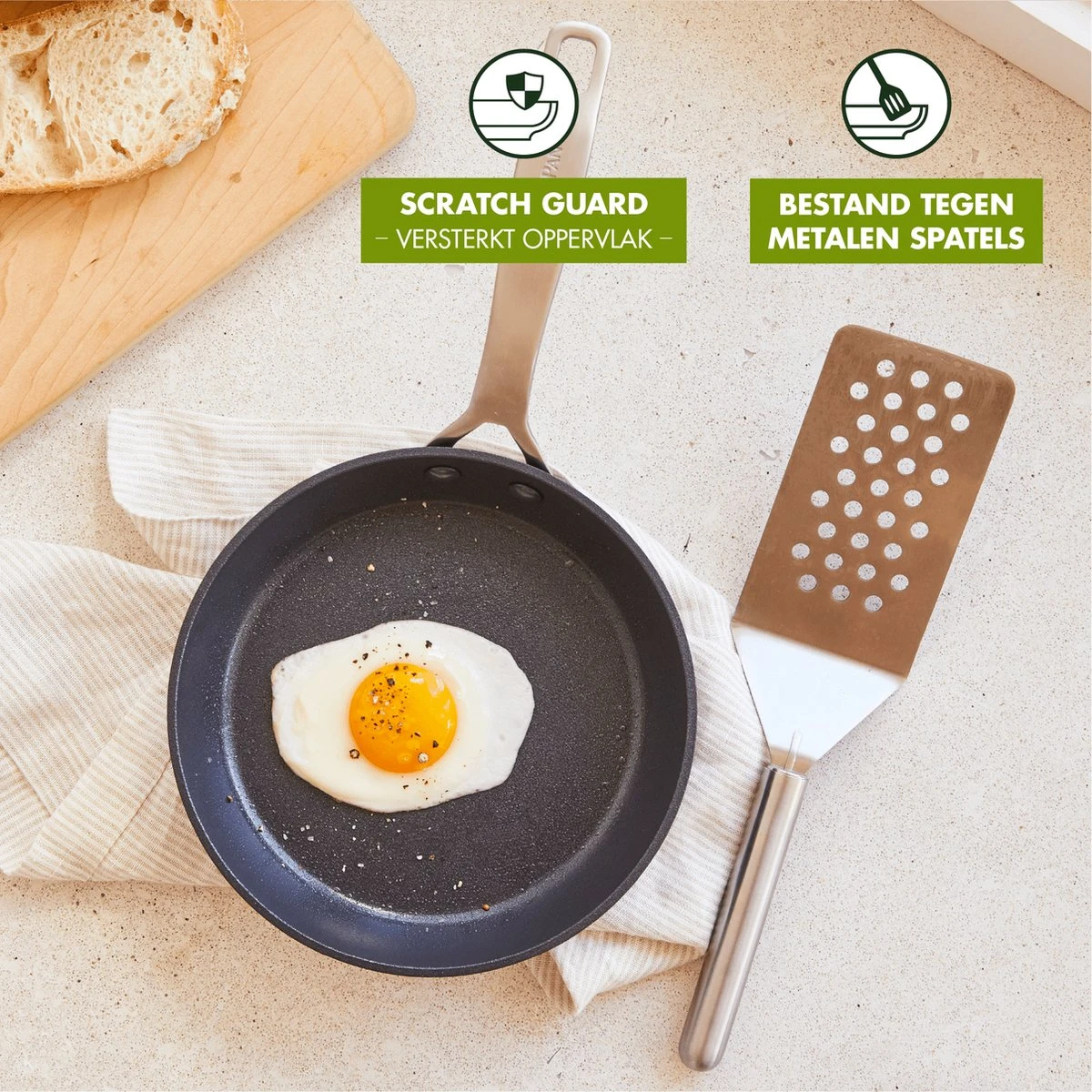 GreenPan Copenhagen Pannekoekenpan 28cm 13 GreenPan Copenhagen Pannekoekenpan 28cm - Afbeelding 11