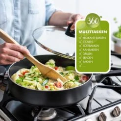 GreenPan Memphis Koekenpan 20cm - Zwart - Inductie - PFAS-vrij -Keukenproducten Winkel 1200x1200 41