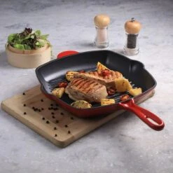 Cdealsz® Grillpan Gietijzer - Inductie - Rood - 28 Cm 15 Cdealsz® Grillpan Gietijzer - Inductie - Rood - 28 Cm -Keukenproducten Winkel 1200x1200 494
