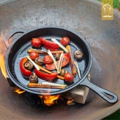 Chefarone Gietijzeren Pan - 2-in-1 Braadpan Inclusief Deksel - Geschikt Voor Alle Warmtebronnen -Keukenproducten Winkel 1200x1200 531