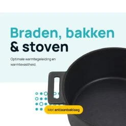 MOA Gietijzeren Braadpan - Inhoud 7,1 Liter - 29CM - Rond - Alle Warmtebronnen - Ook Voor Inductie - Gewicht 7,6 Kg - Zwart - MC29B 14 MOA Gietijzeren Braadpan - Inhoud 7,1 Liter - 29CM - Rond - Alle Warmtebronnen - Ook Voor Inductie - Gewicht 7,6 Kg - Zwart - MC29B -Keukenproducten Winkel 1200x1200 581