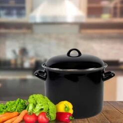 Orange85 Soeppan - Stamppot Pan - Inductie - Zwart - 8 Liter - Staal - Alle Warmtebronnen -Keukenproducten Winkel 1200x1200 620