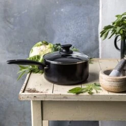 GreenPan Cambridge Steelpan 16cm - Zwart - Inductie - PFAS-vrij 27 GreenPan Cambridge Steelpan 16cm - Zwart - Inductie - PFAS-vrij -Keukenproducten Winkel 1200x1200 666