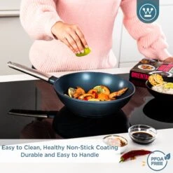 Westinghouse Performance Series - Wokpan Inductie - 28cm Luxe Wok Met Deksel - Blauw - Geschikt Voor Alle Warmtebronnen 16 Westinghouse Performance Series - Wokpan Inductie - 28cm Luxe Wok Met Deksel - Blauw - Geschikt Voor Alle Warmtebronnen -Keukenproducten Winkel 1200x1200 68