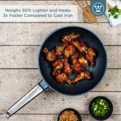 Westinghouse Performance Series - Wokpan Inductie - 28cm Luxe Wok Met Deksel - Blauw - Geschikt Voor Alle Warmtebronnen 17 Westinghouse Performance Series - Wokpan Inductie - 28cm Luxe Wok Met Deksel - Blauw - Geschikt Voor Alle Warmtebronnen -Keukenproducten Winkel 1200x1200 69