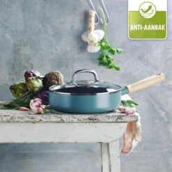 GreenPan Mayflower Hapjespan Met Deksel - Ø 24 Cm - Keramisch - Inductie -Keukenproducten Winkel 1200x1200 692