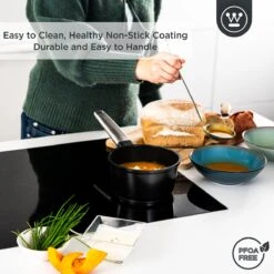 Westinghouse Performance Series - Steelpan Inductie 18cm - Zwart - Geschikt Voor Alle Warmtebronnen Inclusief Inductie En Ovenbestendig - Sauspan 12 Westinghouse Performance Series - Steelpan Inductie 18cm - Zwart - Geschikt Voor Alle Warmtebronnen Inclusief Inductie En Ovenbestendig - Sauspan -Keukenproducten Winkel 1200x1200 696