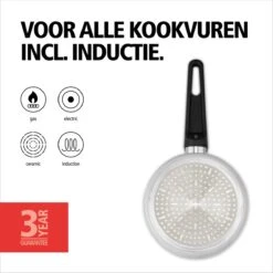 BRABANTIA INDU+ Steelpan Met Deksel - Keramische Antiaanbaklaag - Ø 16 Cm - Inductie - Pfas Vrij -Keukenproducten Winkel 1200x1200 714