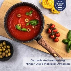 Westinghouse Steelpan Inductie - Ø 20 Cm - Zwart Marmer - Speciale Editie -Keukenproducten Winkel 1200x1200 725