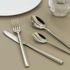 Nevana Bestekset - 24 Delig - 18/10 Edelstaal - Bestek - Lepels, Messen, Vorken -Keukenproducten Winkel 1200x1200 787