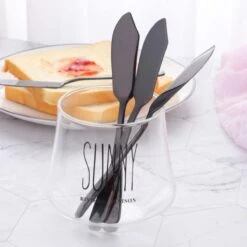 House Of Husk Botermesjes Set - Zwart - RVS - Botermes - Smeermessen - Tapas Mesjes - 6 Stuks -Keukenproducten Winkel 1200x1200 843