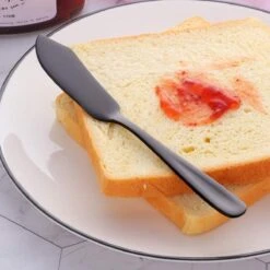 House Of Husk Botermesjes Set - Zwart - RVS - Botermes - Smeermessen - Tapas Mesjes - 6 Stuks -Keukenproducten Winkel 1200x1200 845