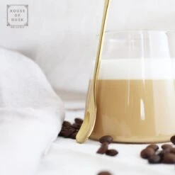 House Of Husk Latte Macchiato Lepels Set - Lange Theelepels - Koffielepels - Longdrinklepels - Barlepel - RVS - 6 Stuks - 17CM - Goud -Keukenproducten Winkel 1200x1200 852