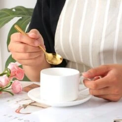 House Of Husk® Koffielepel Set - Theelepel - Koffielepeltjes - Espresso Lepeltjes - RVS - 12cm - 12 Stuks - Goud -Keukenproducten Winkel 1200x1200 854