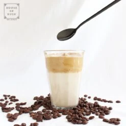 House Of Husk Latte Macchiato Lepels Set - Lange Theelepels - Koffielepels - Longdrinklepels - Sorbetlepels - Barlepel - RVS - 6 Stuks - 20CM - Zwart -Keukenproducten Winkel 1200x1200 895