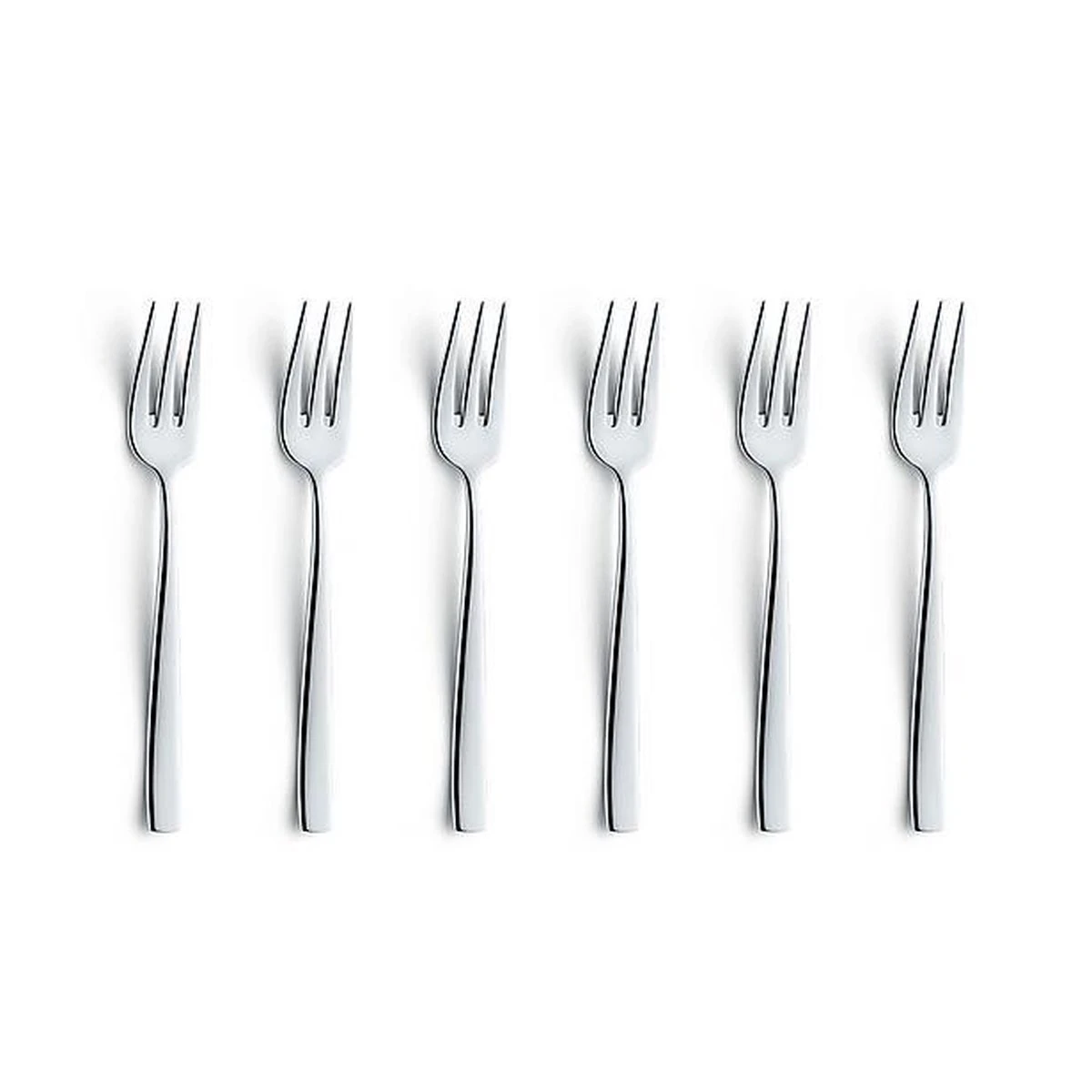 Excellent Houseware Gebaksvorkjes - 6 Stuks - RVS 3 Excellent Houseware Gebaksvorkjes - 6 Stuks - RVS