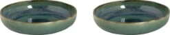 Palmer Bord Diep Miami 22 Cm Groen Stoneware 2 Stuk(s) -Keukenproducten Winkel 1200x247