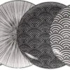 Tokyo Design Studio - Nippon Black Dessertborden 16 Cm (set Van 6) -Keukenproducten Winkel 1200x367 1