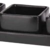 Excellent Houseware Amuse/tapas/saus Schaaltjes Met Serveerplankje - Aardewerk - Mat Zwart 1 Excellent Houseware Amuse/tapas/saus Schaaltjes Met Serveerplankje - Aardewerk - Mat Zwart -Keukenproducten Winkel 1200x407