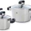 BK Conical Cool Glas Pannenset - 4-delig - RVS - Glazen Deksel - Inductie 2 BK Conical Cool Glas Pannenset - 4-delig - RVS - Glazen Deksel - Inductie -Keukenproducten Winkel 1200x426