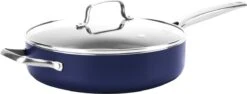 Blue Diamond – Sauteerpan Inclusief Deksel – Hapjespan – 28 Cm - Coating Met Diamant - Blauw -Keukenproducten Winkel 1200x455