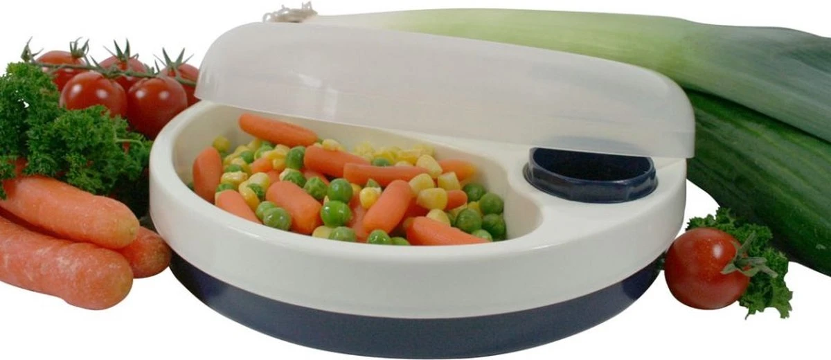 Able2 Ergovita Warmhoudbord - Ø 22 Cm - Blauw 3 Able2 Ergovita Warmhoudbord - Ø 22 Cm - Blauw