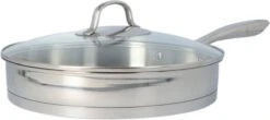 4goodz Dubbelwandige RVS Hapjespan Met Deksel 28 Cm - Zilver 19 4goodz Dubbelwandige RVS Hapjespan Met Deksel 28 Cm - Zilver -Keukenproducten Winkel 1200x536