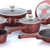 Herenthal Pannenset Inductie - Luxe 10-delige Koekenpan Inductie - Voor Alle Warmtebronnen - Pannen Met Glazen Deksels En Koudgrepen - Burgundy 1 Herenthal Pannenset Inductie - Luxe 10-delige Koekenpan Inductie - Voor Alle Warmtebronnen - Pannen Met Glazen Deksels En Koudgrepen - Burgundy -Keukenproducten Winkel 1200x586