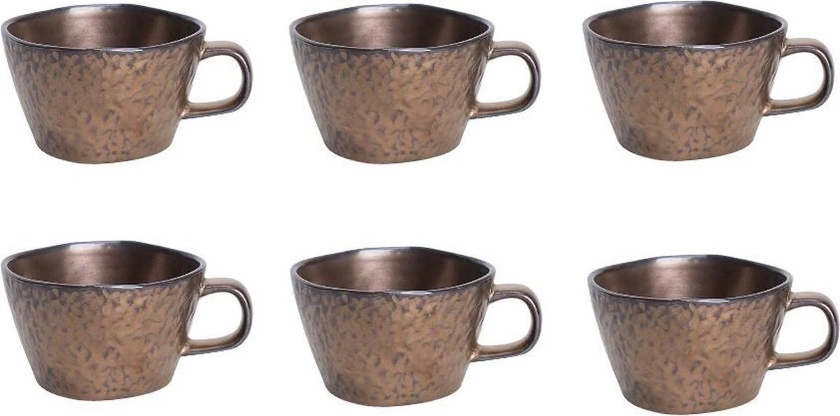 Cosy & Trendy Copernico Koffiekopjes - 19 Cl - 6 Stuks - Vaatwasserbestendig 3 Cosy & Trendy Copernico Koffiekopjes - 19 Cl - 6 Stuks - Vaatwasserbestendig