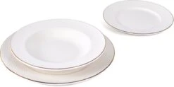 LeRijn® Serviesset Deventer 6 Persoons - 18 Delig - Licht Crème Wit Met Gouden Rand En Motief - Dinerborden - Soepborden - Dessertborden - Borden Servies - Bordenset 23 LeRijn® Serviesset Deventer 6 Persoons - 18 Delig - Licht Crème Wit Met Gouden Rand En Motief - Dinerborden - Soepborden - Dessertborden - Borden Servies - Bordenset -Keukenproducten Winkel 1200x598