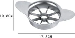 Stevige Appelsnijder - Appelboor - RVS - Zilverkleurig - Appel Snijder - Ixen -Keukenproducten Winkel 1200x616