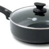 GreenPan Cambridge Hapjespan Met Deksel 24cm - Zwart - Inductie - PFAS-vrij -Keukenproducten Winkel 1200x621 2