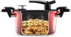 Rosmarino - Snelkookpan Met Glazen Deksel - Zwart - Ø24cm - 5 Liter - 100% PFAS & PFOA Vrij - Aluminium - Pressure Cooker - Non-stick Minerale Coating - Ergonomische Handgrepen - Geschikt Voor Alle Warmtebronnen 18 Rosmarino - Snelkookpan Met Glazen Deksel - Zwart - Ø24cm - 5 Liter - 100% PFAS & PFOA Vrij - Aluminium - Pressure Cooker - Non-stick Minerale Coating - Ergonomische Handgrepen - Geschikt Voor Alle Warmtebronnen -Keukenproducten Winkel 1200x622 1